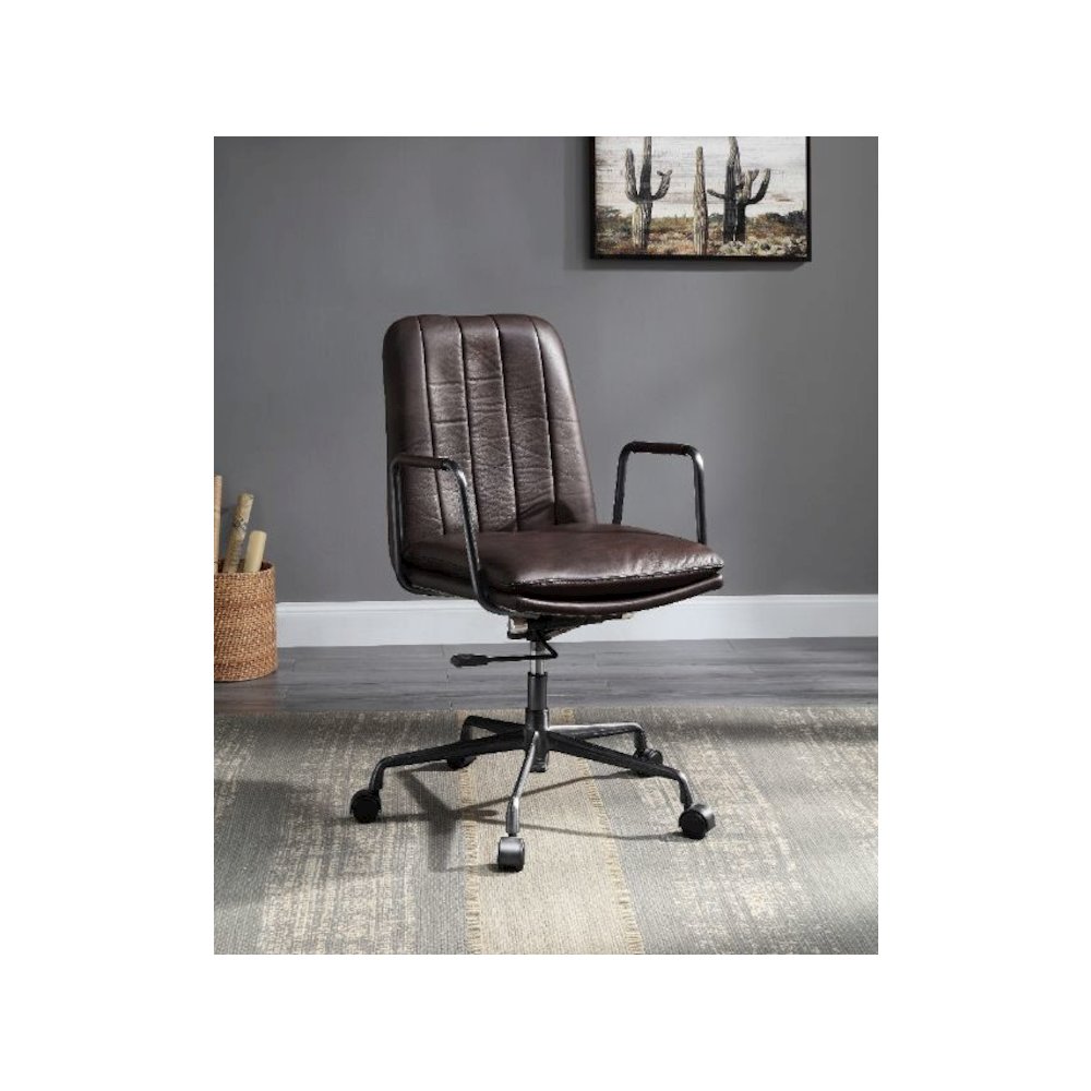 Eclarn Swivel Office Chair, Mars Top Leather