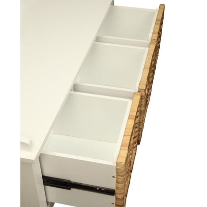 Flavius Bench w/Storage, White