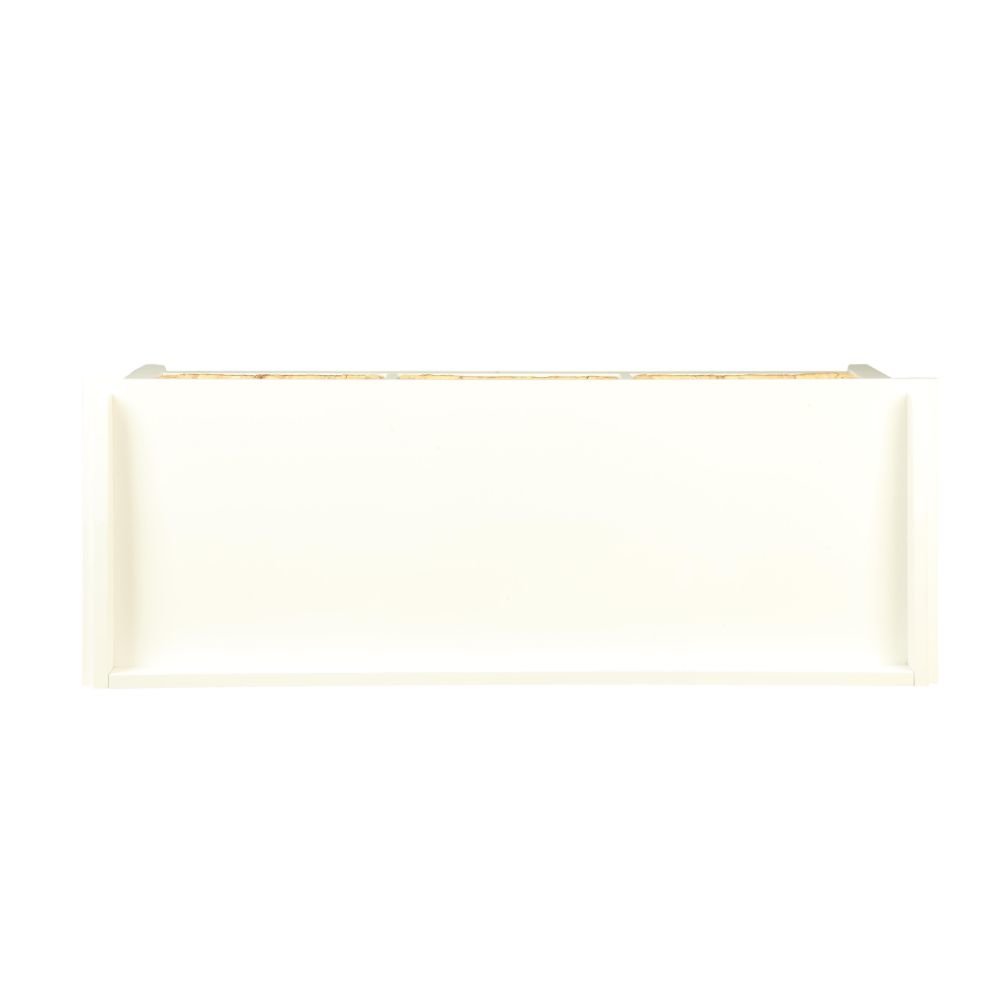Flavius Bench w/Storage, White