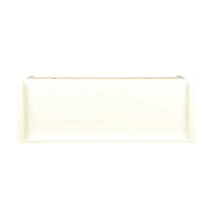 Flavius Bench w/Storage, White
