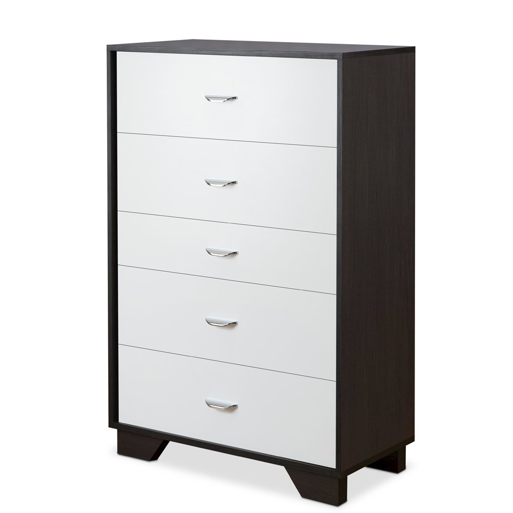 Eloy Chest, White & Espresso