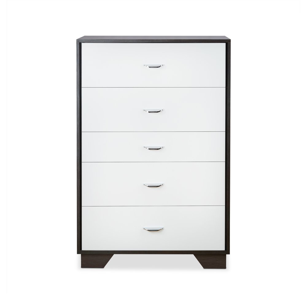 Eloy Chest, White & Espresso