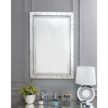 Nysa Accent Mirror, Mirrored & Faux Crystals