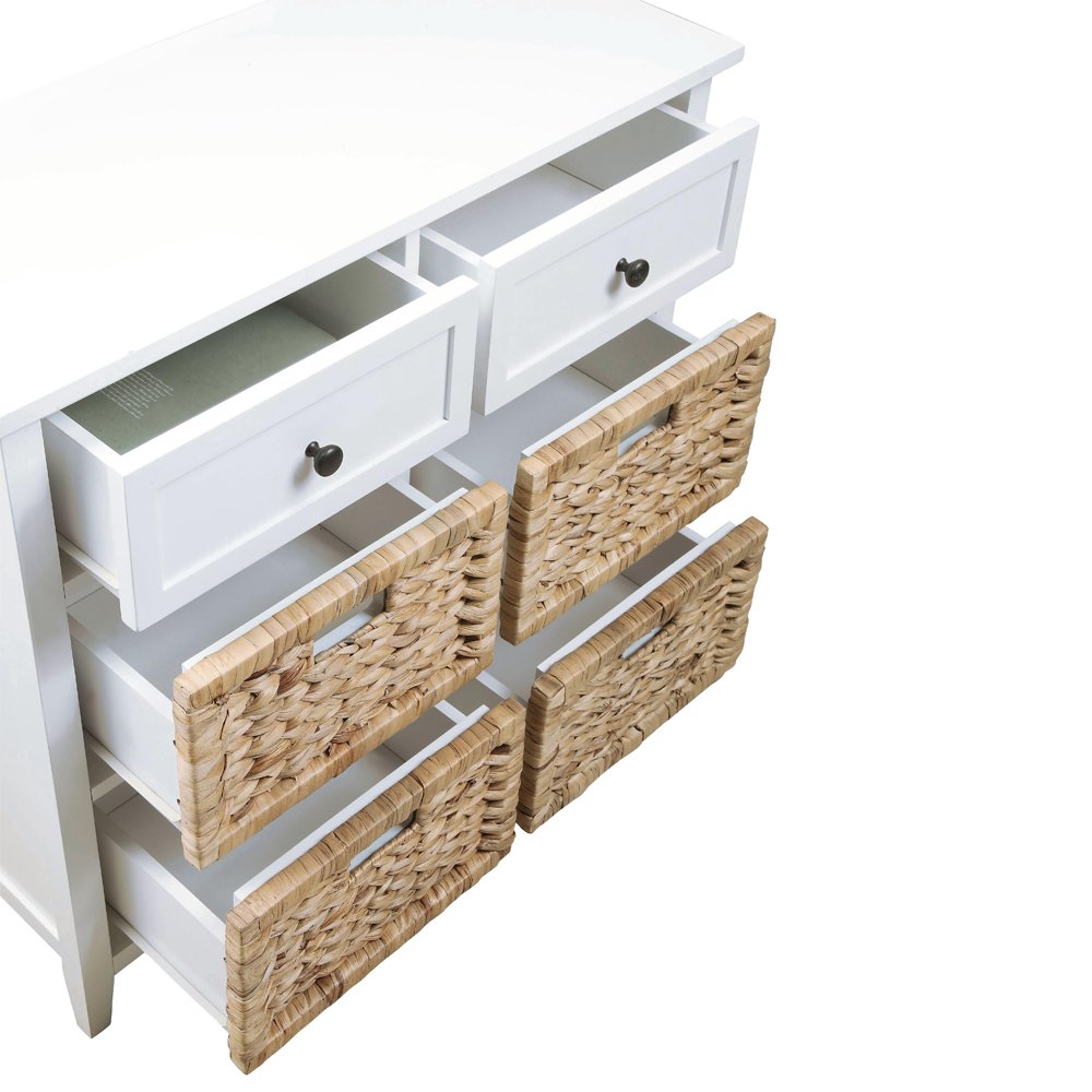 Flavius Console Table w/Storage, White