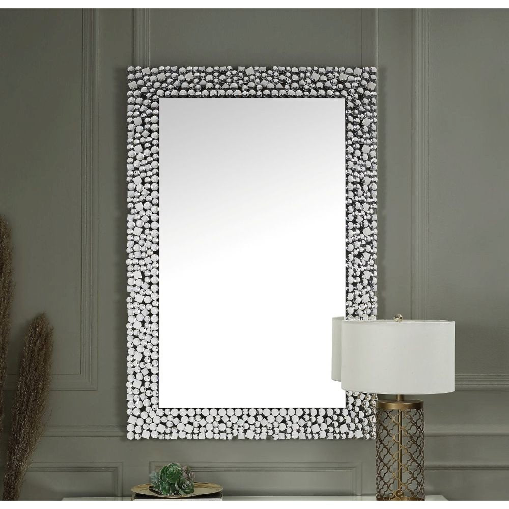 Kachina Accent Mirror, Mirrored & Faux Gems