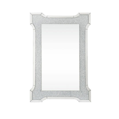 Noralie Accent Mirror, Mirrored & Faux Diamonds
