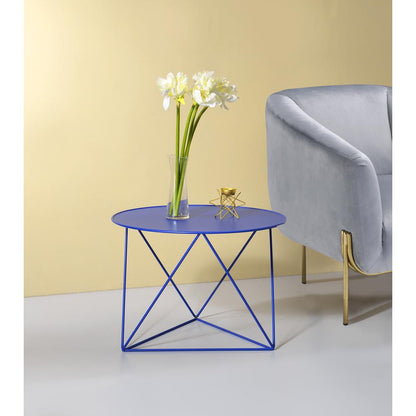 Epidia Accent Table, Blue