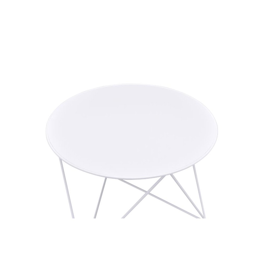 Epidia Accent Table, White