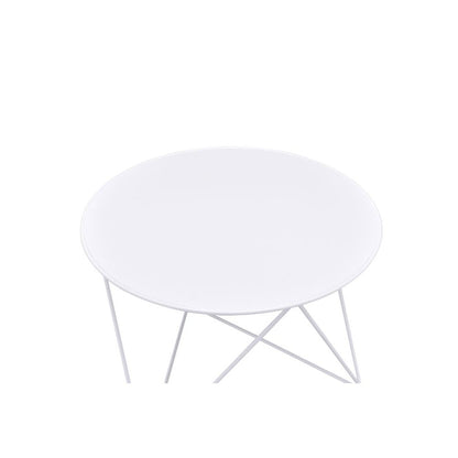 Epidia Accent Table, White