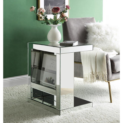 Dominic Accent Table, Mirrored