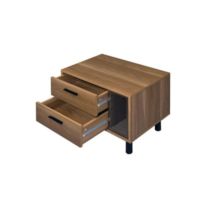 Trolgar Accent Table, Brown Oak & Black
