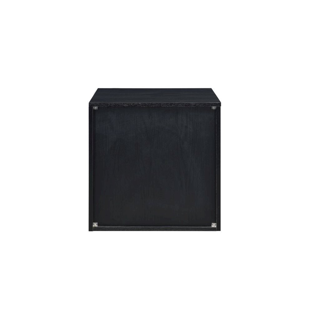 Jabir Accent Table, Black & Silver