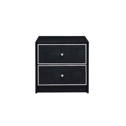 Jabir Accent Table, Black & Silver