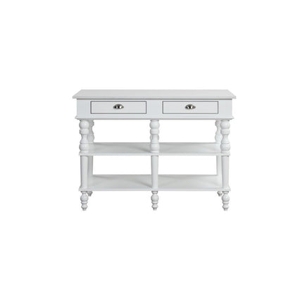 Rorratt Kitchen Island, Natural Marble Top & White