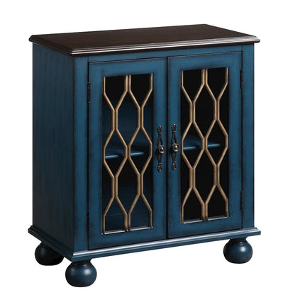 Lassie Console Table, Antique Blue