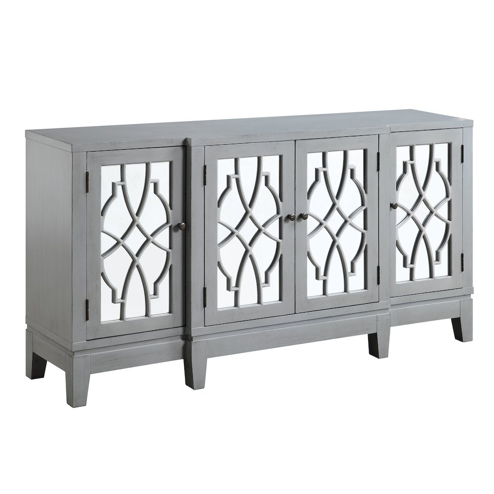 Magdi Console Cabinet, Antique Gray