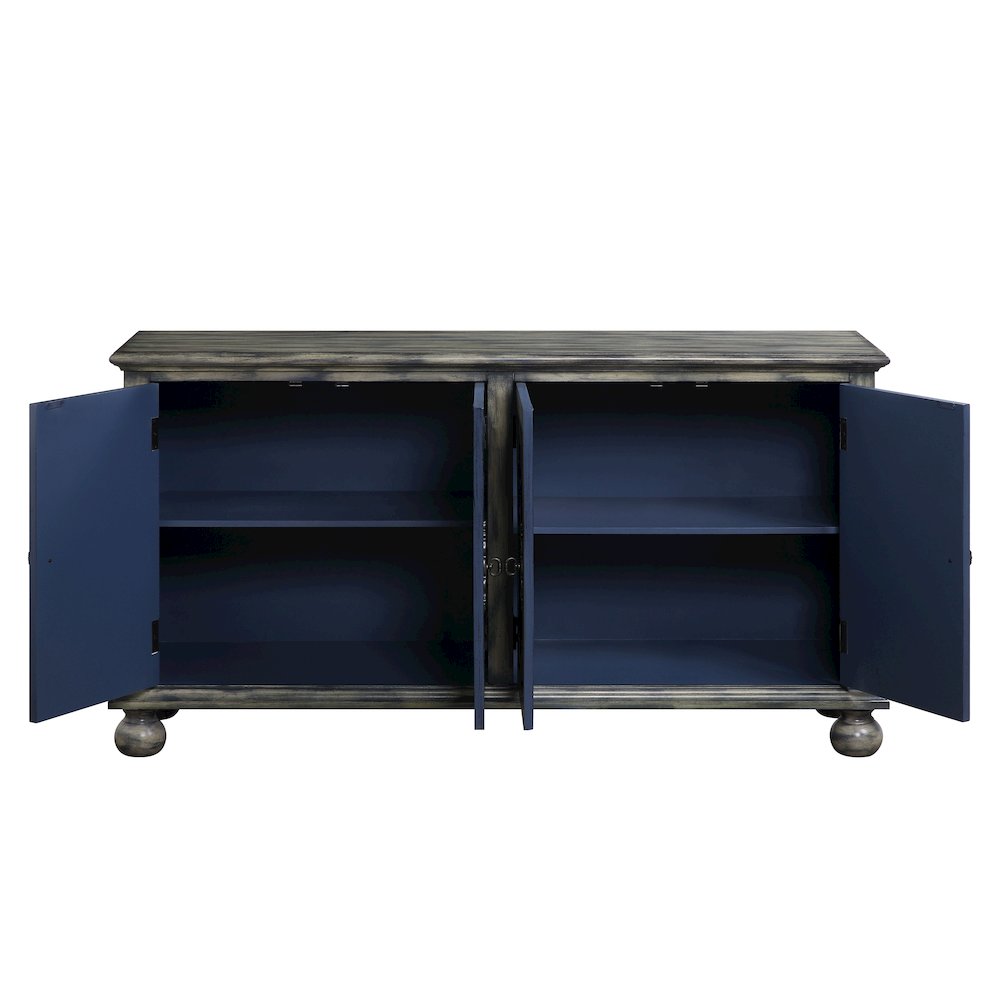Pavan Console Table, Rustic Gray