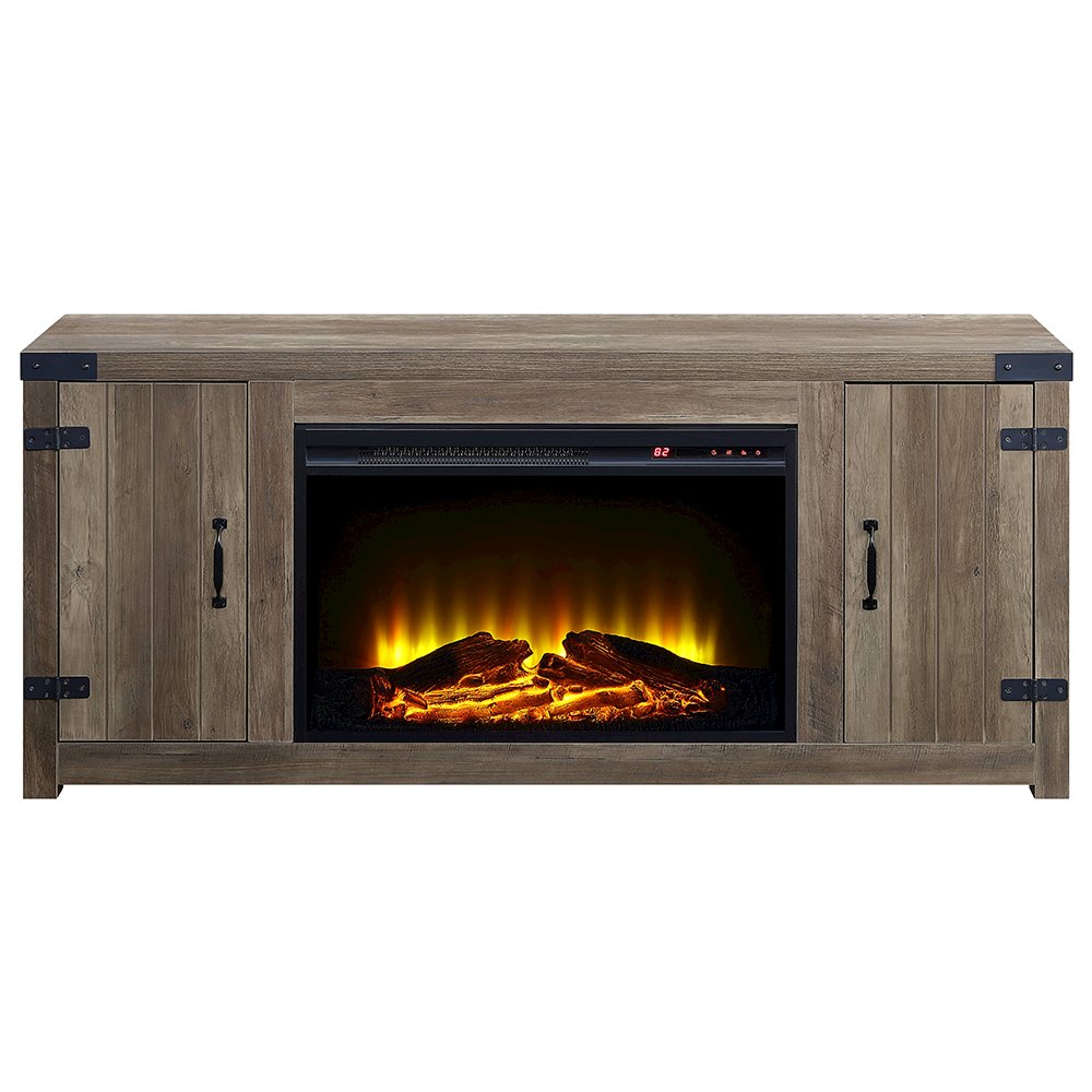 Tobias Fireplace (Include 91617FIR), Rustic Oak