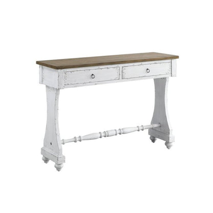 Carminda Console Table, Antique White