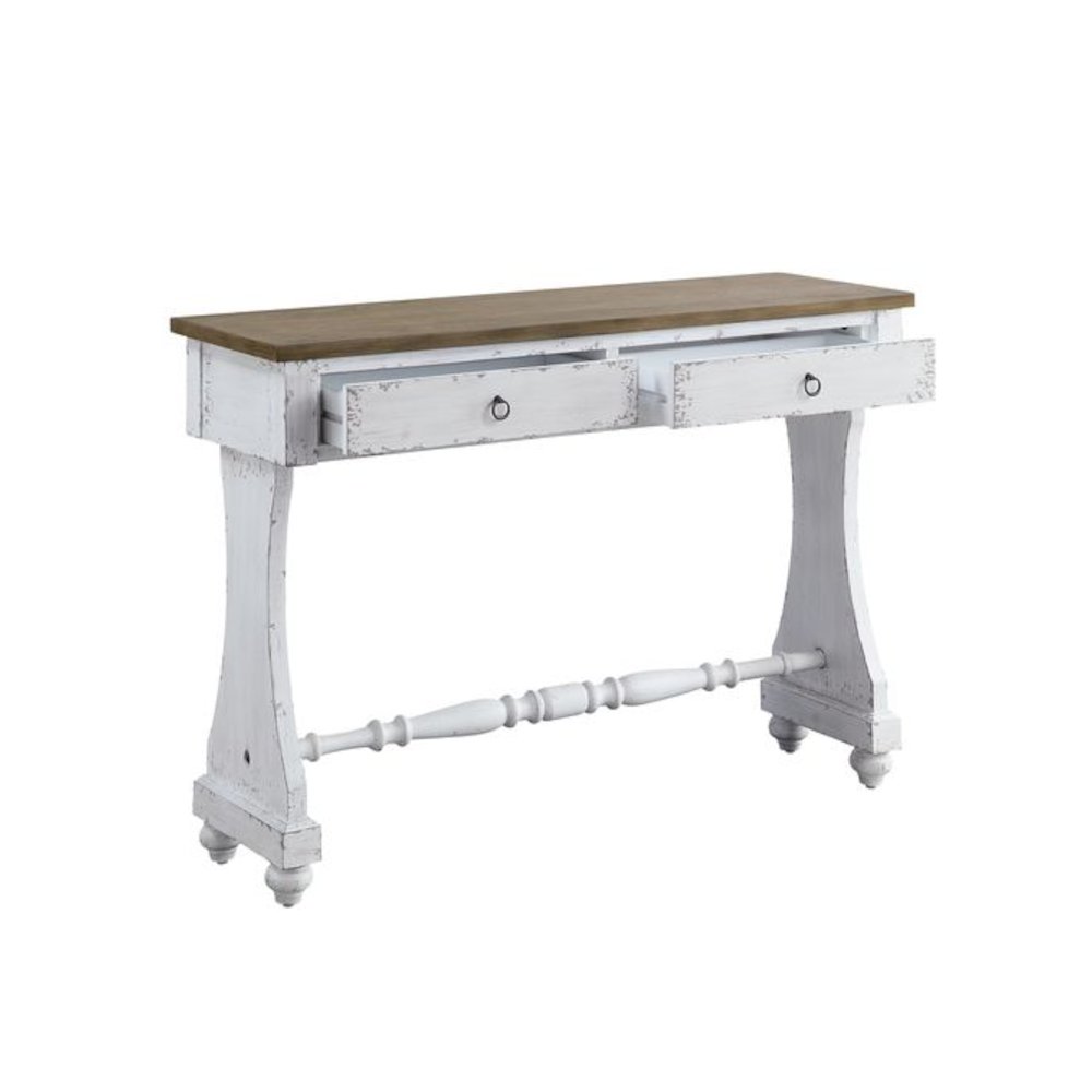 Carminda Console Table, Antique White