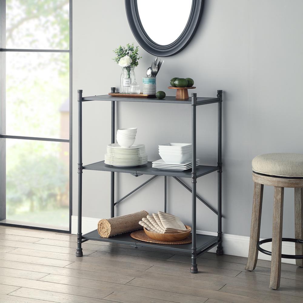 Cordelia Console Table, Sandy Black, Dark Bronze HandBrushed