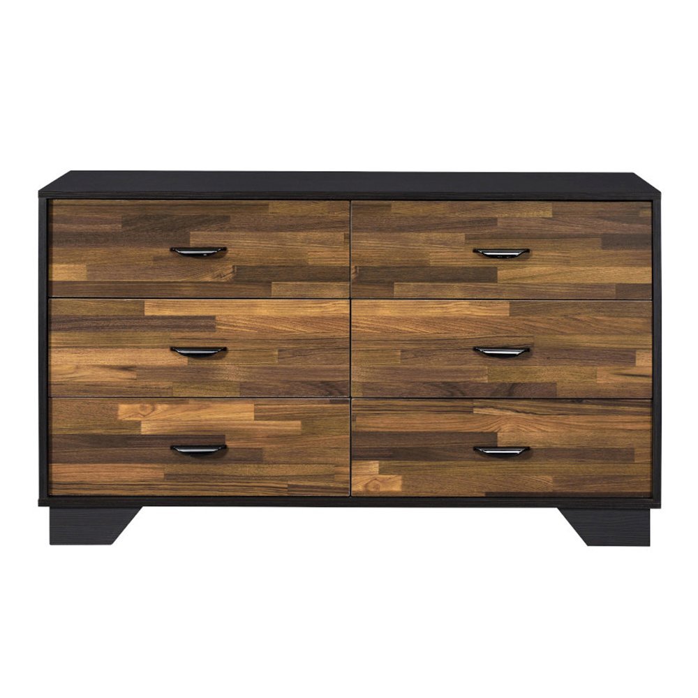 Eos Dresser, Walnut & Black
