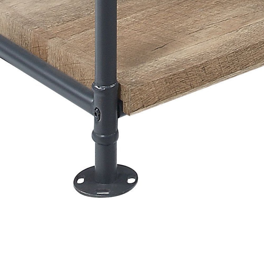 Brantley BookShelf, Oak & Sandy Black