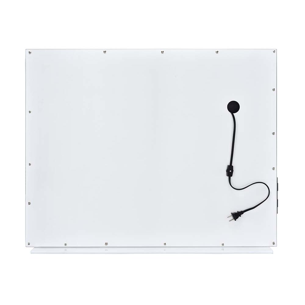 Avery Accent Mirror, White
