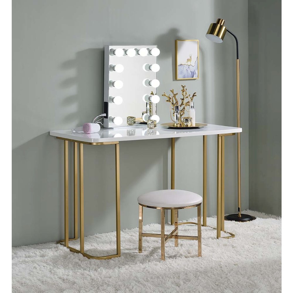 Asa Accent Mirror, White