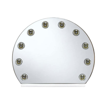 Alma Accent Mirror, White