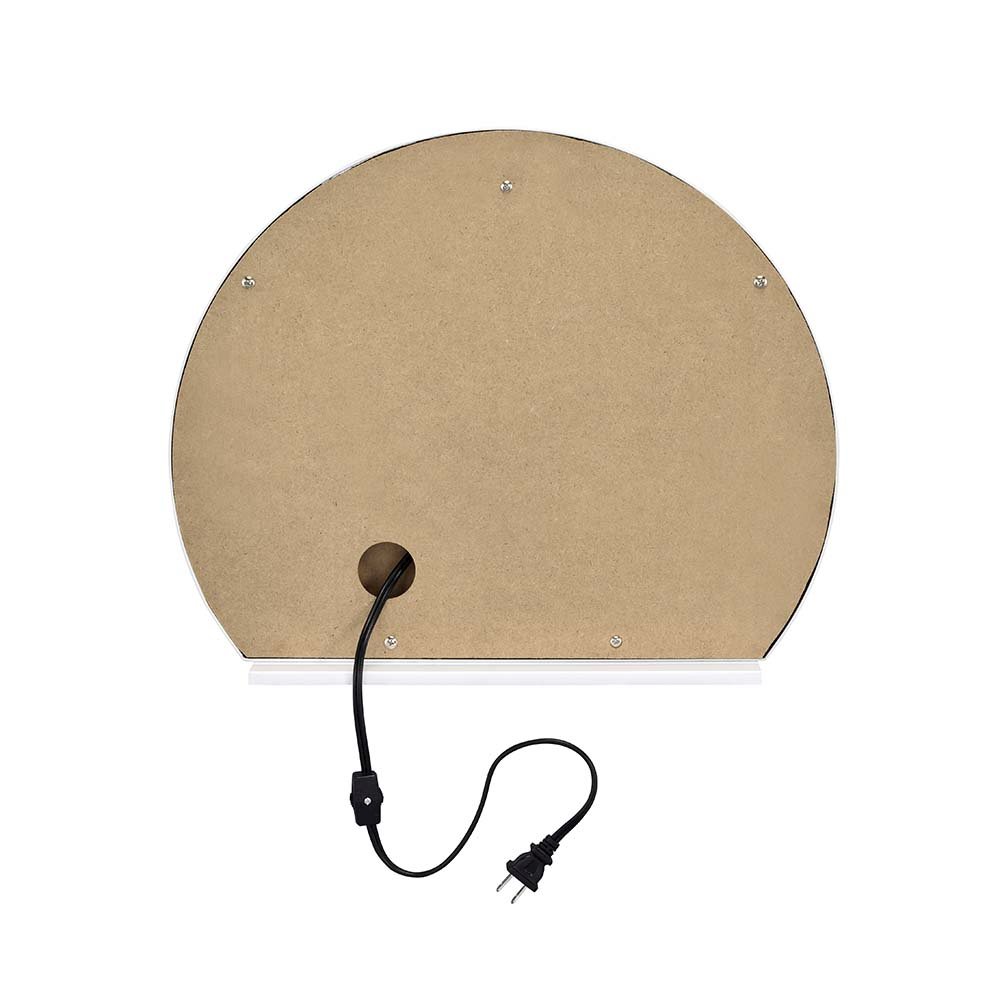 Alma Accent Mirror, White