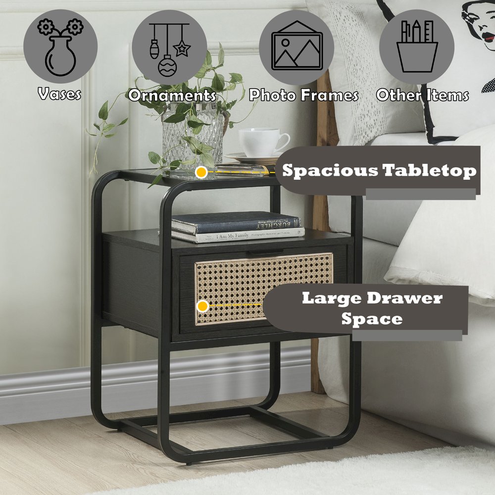 Colson Accent Table, Black