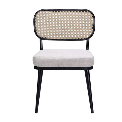 Colson 3 Pcs Table & Chairs Set, Black