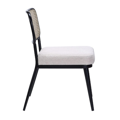 Colson 3 Pcs Table & Chairs Set, Black