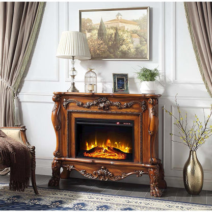 Dresden Fireplace, Cherry Oak