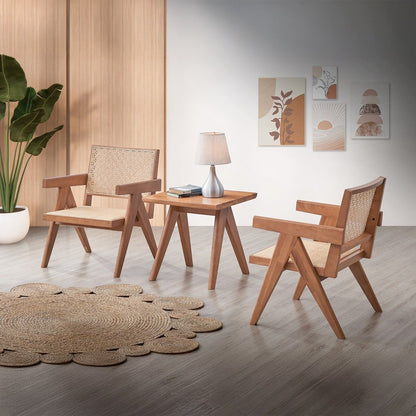 Velentina End Table, Natural