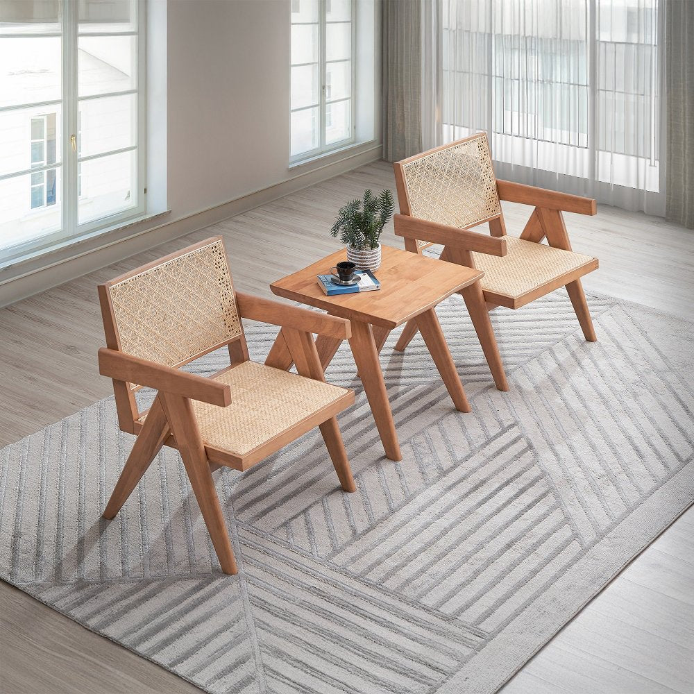 Velentina End Table, Natural