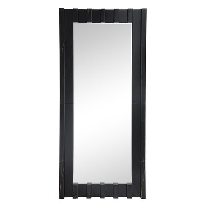 Dara Floor Mirror, Black