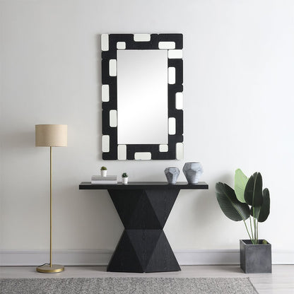 Dara Accent Mirror, Black