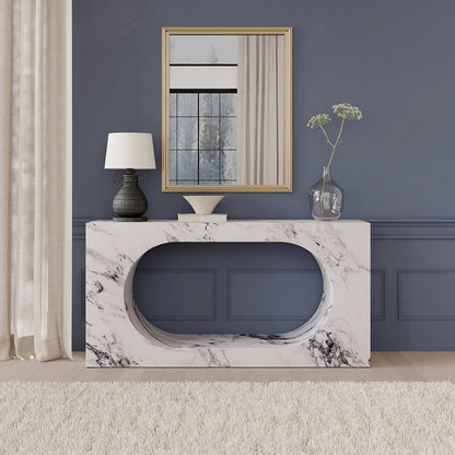 Fritzy Console Table, Engineered Stone