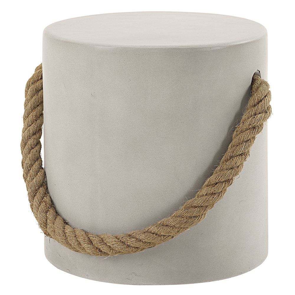 Gene Accent Table, Natural Gray