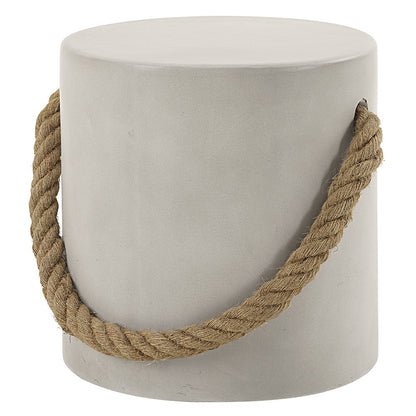 Gene Accent Table, Natural Gray