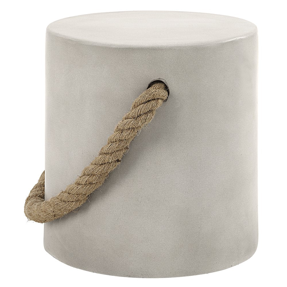 Gene Accent Table, Natural Gray