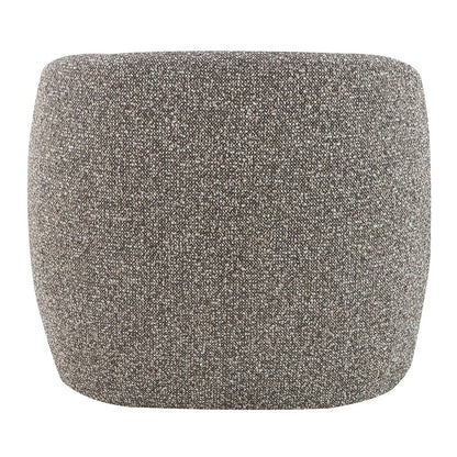 Livia Accent Chair, Brown & Gray Tweed