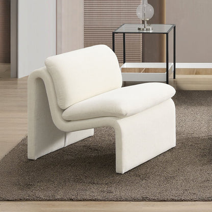 Darya Chair w/Swivel, Brown Suede Fabric