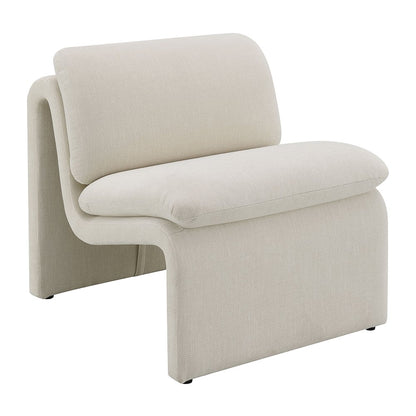 Darya Chair w/Swivel, Brown Suede Fabric