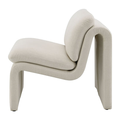 Darya Chair w/Swivel, Brown Suede Fabric