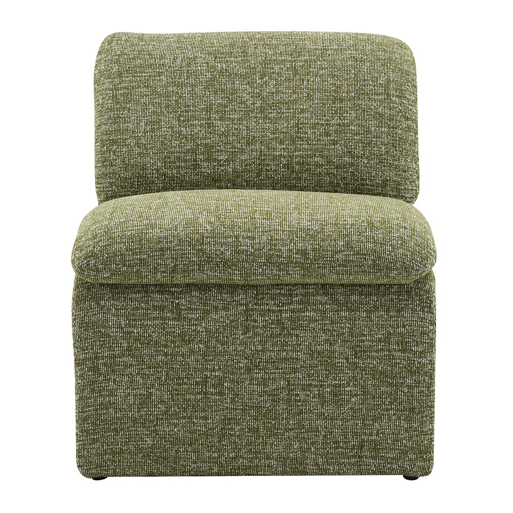 Jaeda Accent Chair, Green Boucle
