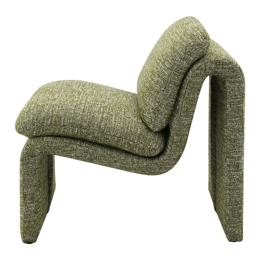 Jaeda Accent Chair, Green Boucle