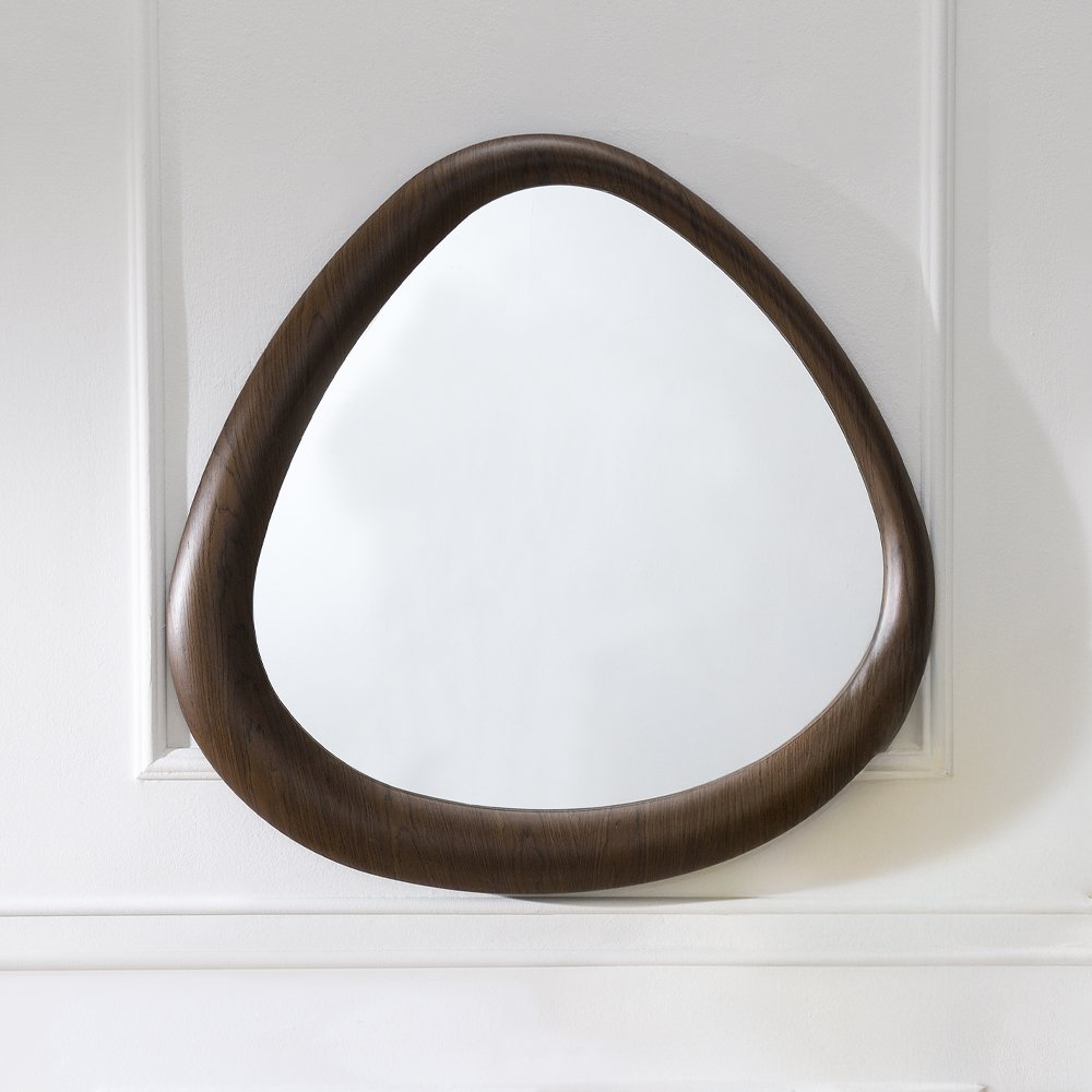 Haidar Accent Mirror, Brown